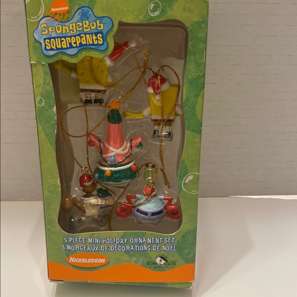 Nickelodeon SpongeBob SquarePants Ornament Set - Multicolor - Picture 4 of 8